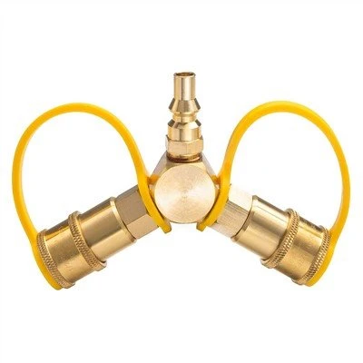 Propane Ceev Txuas Y Splitter